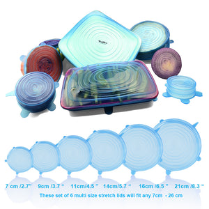 silicone lid covers