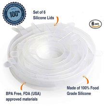 Load image into Gallery viewer, Silicone Stretch Lids - 100% Food Grade
