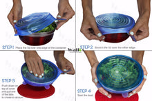 Load image into Gallery viewer, Silicone Stretch Lids - 100% Food Grade
