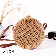 Load image into Gallery viewer, Chic Woven Rattan Hand Bag
