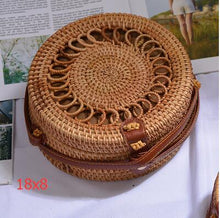 Load image into Gallery viewer, wicker handbags uk
