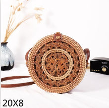 Load image into Gallery viewer, Chic Woven Rattan Hand Bag
