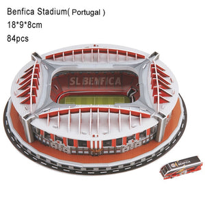 DIY 3D Football Stadium Jigsaw Puzzle