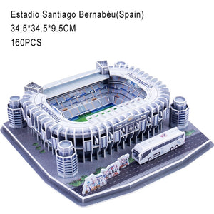 DIY 3D Football Stadium Jigsaw Puzzle