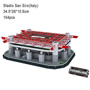 DIY 3D Football Stadium Jigsaw Puzzle