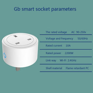 Smart WiFi UK Plug Wireless