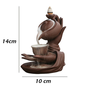 Ceramic Waterfall Incense Burner