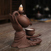 Load image into Gallery viewer, Ceramic Waterfall Incense Burner
