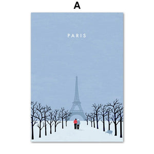 Paris Silhouette Poster