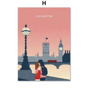 London Silhouette Poster