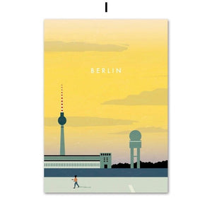 Berlin Silhouette Poster