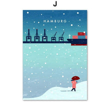 Load image into Gallery viewer, Hamburg Silhouette Poster
